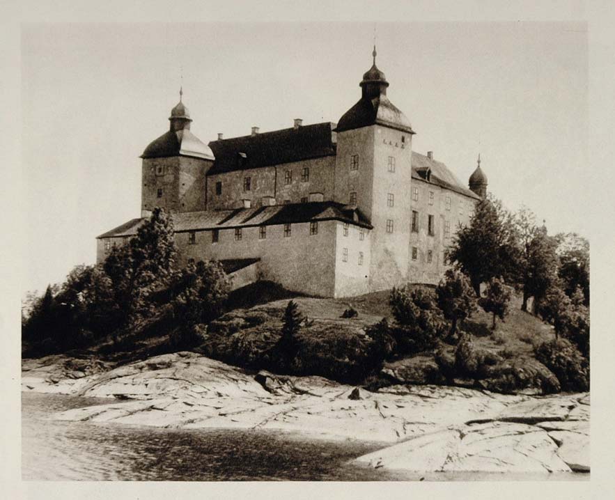 1930 Lacko Castle Slott Sweden Swedish Architecture - ORIGINAL PHOTOGRAVURE SC2