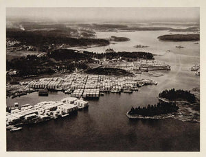1930 Harbor Lappeenranta Lake Saimaa Lauritsala Finland - ORIGINAL SC2