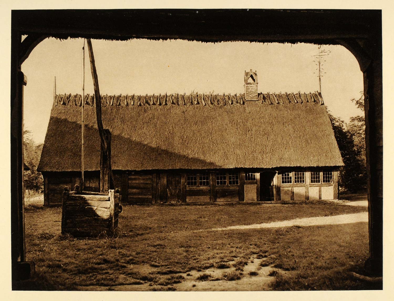 1932 Copenhagen Slotsholmen Lyngby Open Air Museum Farm - ORIGINAL SC3