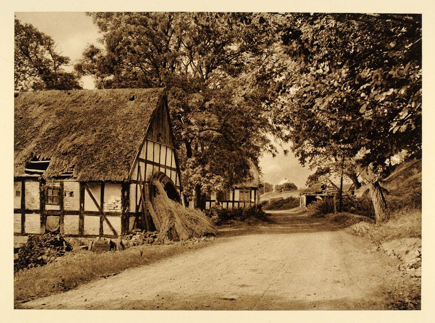 1932 Femmoller Mols Ebeltoft Aarhus Farm Street Jutland - ORIGINAL SC3