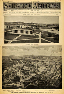 1897 Cover Scientific Nashville Centennial Exposition - ORIGINAL SCA1