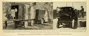 1920 Print Interurban Express Line Milwaukee Truck Delivery Transportation SCA3