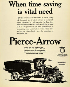 1919 Ad Pierce-Arrow Automobile Motor Car Vehicle Buffalo Truck Freight SCA3