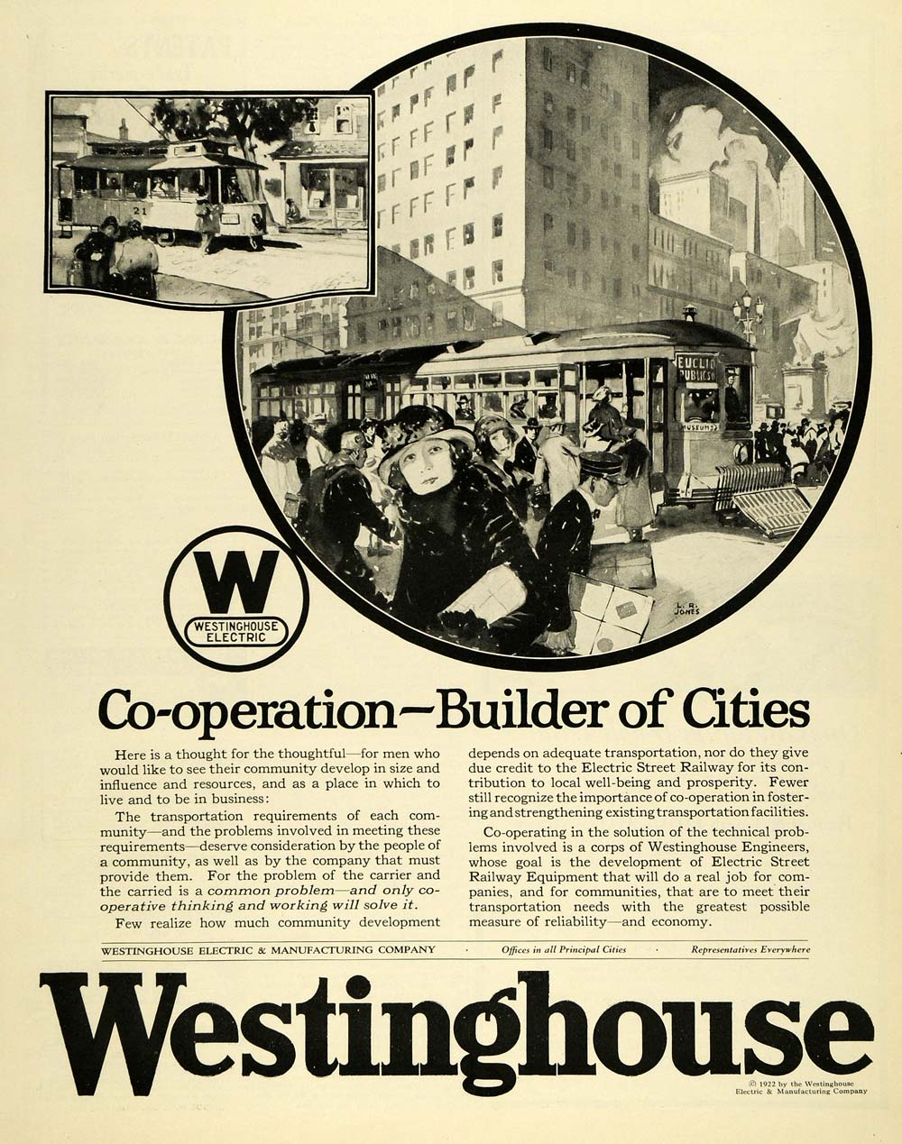 1922 Ad Westinghouse Electric Manufacturing Engineering Euclid Street SCA3