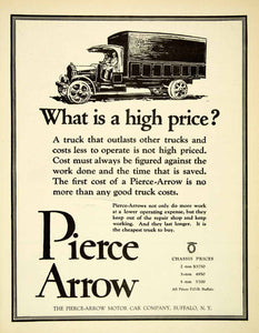 1921 Ad Pierce Arrow Cars Automobiles Trucks Buffalo New York Chassis SCA4