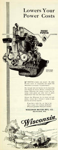 1925 Ad Wisconsin Motor Manufacturing Engine Automobile Bus Truck SCA4