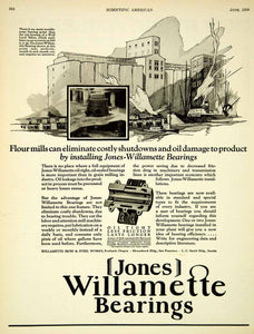1926 Ad Jones Willamette Bearings Flour Mills Wolf Level Sifter Industrial SCA5