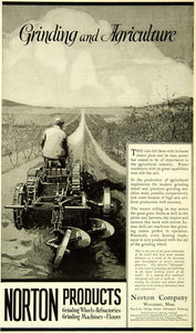 1926 Ad Norton Grinding Agricultural Farming Machinery Equipment Industrial SCA5