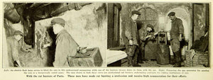 1921 Print Paris France French Professional Rat Hunters Toxic Gas Historic SCA5