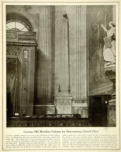 1927 Print Meridian Column Church Fetes Religious Holidays Easter Earth SCA5