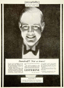 1928 Ad Listerine Antiseptic Lambert Pharmacal St Louis Medical Toothpaste SCA6
