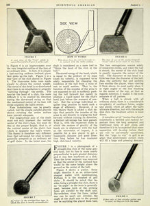 1927 Article Golf Clubs McFarlan Moore Golfing Athlete Sport Game Ball SCA6