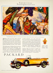 1930 Advert Packard Viking Automobile Norsemen Vehicle Car Transportation SCA7