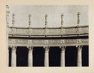 1915 Sculpture Print Colonnade Of Stars Court Universe - ORIGINAL SCULPT