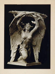 1915 Sculpture Enterprise Nude A. Stirling Calder Print - ORIGINAL SCULPT