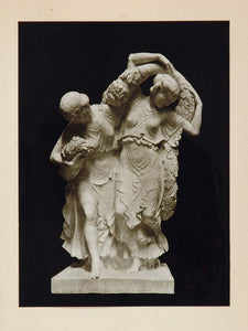 1915 Sculpture Dance Statue Women Paul Manship Print - ORIGINAL SCULPT