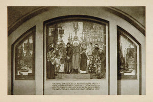 1915 Sculpture Print Netherlands Peace Pavilion Rosse - ORIGINAL SCULPT