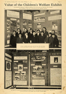 1911 Print Children's Welfare Exhibit 71st Regiment - ORIGINAL HISTORIC SEM1
