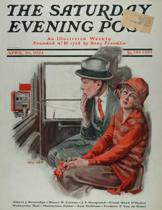 1924 SEP April 26 Cover Man Woman Bus Fare Nell Hott - ORIGINAL SEP1