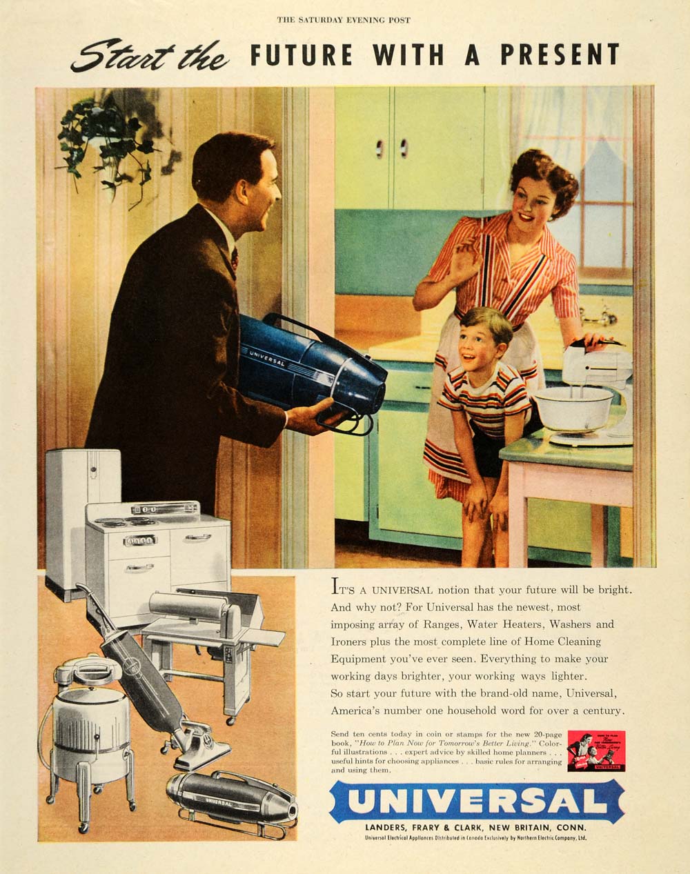 1946 Ad Universal Electric Appliances Landers Frary - ORIGINAL ADVERTISING SEP3