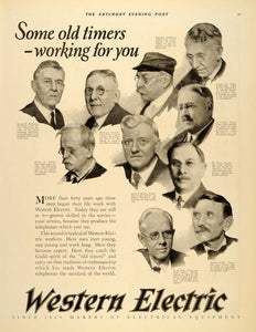 1924 Ad Western Electric Employees Electrical Equipment - ORIGINAL SEP3