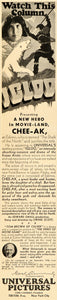 1932 Ad Igloo CHEE-AK Universal Pictures Movie Arctic - ORIGINAL SEP3