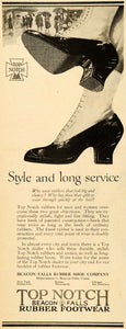 1921 Ad Top Notch Befacon Falls Rubber Footwear Shoes - ORIGINAL SEP3