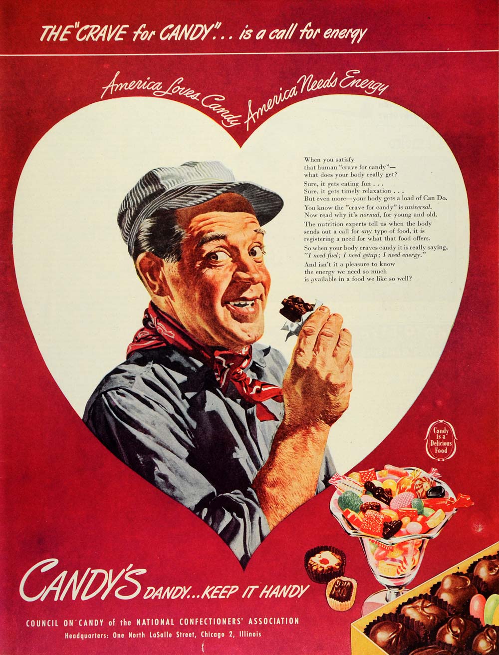 1946 Ad National Confectioner Association Candy America - ORIGINAL SEP3