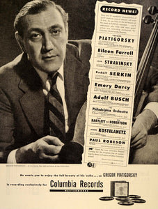 1947 Ad Record News Columbia Masterworks Records Music - ORIGINAL SEP3