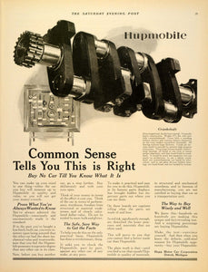 1924 Ad Commonsense Hupmobile Car Hupp Motor Detroit - ORIGINAL ADVERTISING SEP3