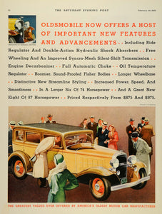 1932 Ad Yellow Oldsmobile Vehicle Pricing Features - ORIGINAL ADVERTISING SEP3