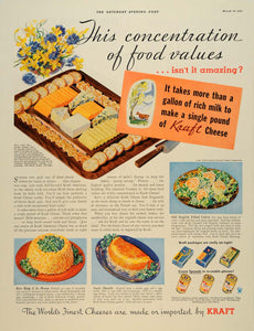 1935 Ad Kraft Cheese Kraft Phenix Cheese Corporation - ORIGINAL ADVERTISING SEP4