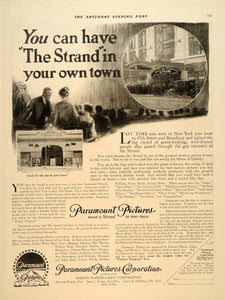 1922 Ad Paramount Pictures Strand Theatre Broadway 47th - ORIGINAL SEP4