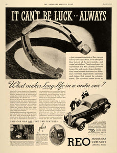 1935 Ad Antique Reo Motor Car Lansing Michigan Pricing - ORIGINAL SEP4