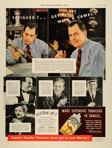 1935 Ad Camel Cigarette Harry Miller Frank Copeland - ORIGINAL ADVERTISING SEP4