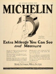 1917 Ad Michelin Universal Tread Tire Pneumatic - ORIGINAL ADVERTISING SEP4