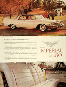 1959 Ad Imperial Crown 4 Door Southampton Car 1960 Proudest Chrysler SEP5