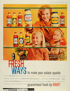 1959 Ad Kraft French Dressing Miracle Whip Dressings Catalina Italian Low SEP5