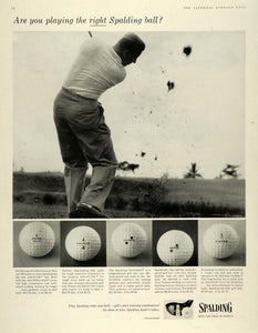 1956 Ad Spalding Golf Balls Air-Flite Honor Victor Olympic Kro-Flite Sport SEP5
