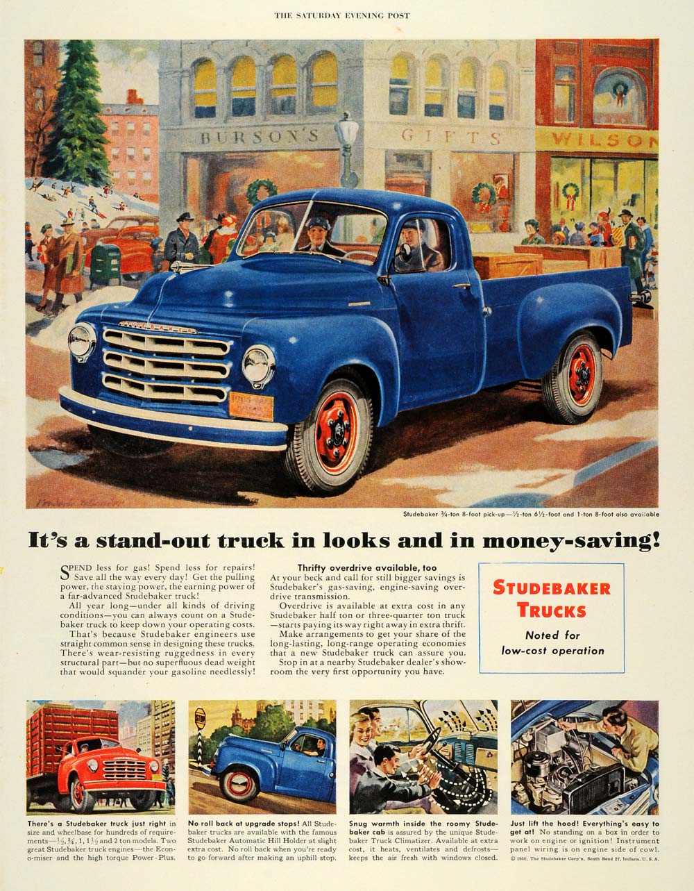 1951 Studebaker Pickup Truck Drawing By Daniel Storm