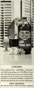 1963 Ad Del Monte Unsweetened Prune Juice Flavored Drink Beverage Products SEP5