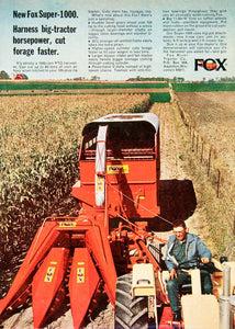 1968 Ad Fox River Tractor Appleton Wisconsin Agriculture Farming Farmer SF1