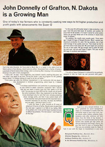 1966 Ad Super Q Fertilizer Marshall Wisconsin Allerton John Donnelly Grafton SF1