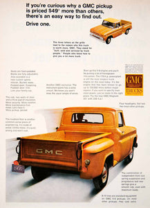 1966 Ad GMC Trucks Magnum Cab Pickup Automobile Transportation Engine SF1