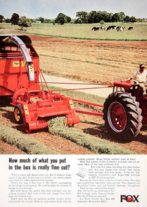 1968 Ad Fox River Tractor Appleton Wisconsin Custom-7 Farming Advertisement SF1