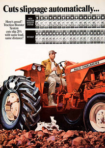 1969 Ad Allis Chalmers Traction Booster Tractor Hitch Agriculture Farm SF2