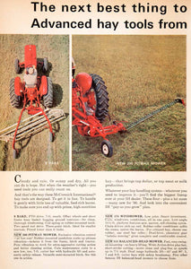 1966 Ad International Harvester 200 Pitman Mower Rake Windrower Farming SF2