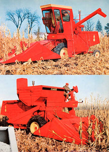 1968 Ad Case 660 1660 Farming Combine Machinery Agriculture Equipment Corn SF2
