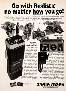 1977 Ad Radio Shack CB Radio Tandy Fort Worth Communication Watts Squelch SF3