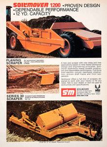1977 Ad SM Soil Mover FEMA Automatic Equipment Manufacturing Scraper SF3